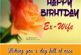 Happy Birthday Ex Wife Cards Birthday Wishes for Ex Wife