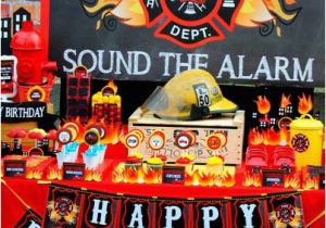 Happy Birthday Fireman Quotes Fireman Birthday Fireman Backdrop Fire Fighter Party
