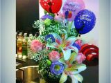Happy Birthday Flowers and Balloons Pictures Birthday Wishes Flower Arrangement Flowers to Singapore