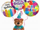 Happy Birthday Flowers and Balloons Pictures Plush Birthday Bear Balloons Trumbull Shelton Ct
