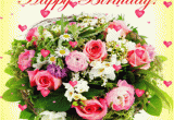 Happy Birthday Flowers Animated 84 Birthday Wishes with Flowers