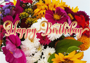 Happy Birthday Flowers Animated Beautiful Flowers Happy Birthday Gif Wishes to Share