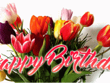 Happy Birthday Flowers Animated Designer Happy Birthday Gifs to Send to Friends