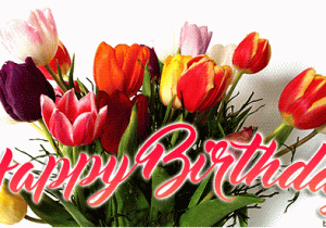 Happy Birthday Flowers Animated Designer Happy Birthday Gifs to Send to Friends