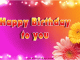 Happy Birthday Flowers Animated Free Animated Birthday Cards Gifs Pics