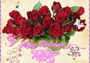 Happy Birthday Flowers Animated Happy Birthday Animated Gif Cards Birthday Cards