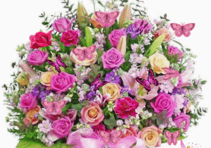 Happy Birthday Flowers Animated Happy Birthday Flowers Gif 11 Gif Images Download