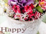 Happy Birthday Flowers Buke Happy Birthday Flowers Images Birthday Sentiment