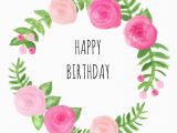 Happy Birthday Flowers Clipart Happy Birthday Rozen Su Verjaardagskaarten Kaartje2go