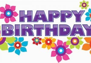 Happy Birthday Flowers Clipart Vector Happy Birthday Flowers Free Vector Download 14 771