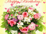 Happy Birthday Flowers for Girlfriend Birthday Flowers with Hearts Free Flowers Ecards