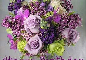 Happy Birthday Flowers for Mom Happy Birthday Mom Flowers Purple Bouquet Mom
