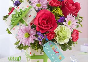 Happy Birthday Flowers In Box Birthday Gifts Delivered Birthday Delivery 1800flowers Com