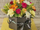 Happy Birthday Flowers In Box Flowers for A Man Flowers Ideas for Review