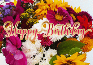 Happy Birthday Flowers Picture Beautiful Flowers Happy Birthday Gif Wishes to Share