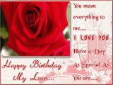 Happy Birthday Flowers Romantic Birthday Wishes for Boyfriend Romantic Lovely Message
