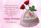 Happy Birthday Flowers Romantic Romantic Happy Birthday Greetings with Flower