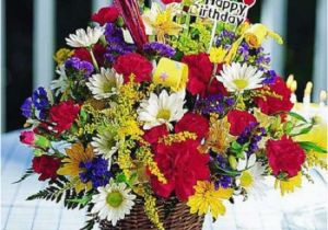 Happy Birthday Flowers with Balloons Happy Birthday Flowers and Balloons Creative Ideas