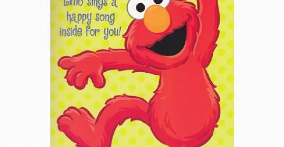 Happy Birthday From Elmo Singing Card Elmo Birthday sound Card Birthday Cards