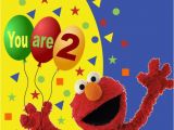 Happy Birthday From Elmo Singing Card Personalised Elmo Birthday Card