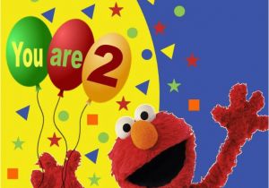 Happy Birthday From Elmo Singing Card Personalised Elmo Birthday Card