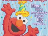 Happy Birthday From Elmo Singing Card Sesame Street Elmo Happy Birthday Greeting Card 1ct Party