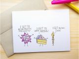 Happy Birthday Funny Cards for Him Funny Birthday Card for Him Dirty Birthday Card Birthday