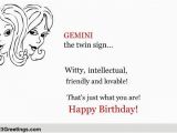 Happy Birthday Gemini Quotes Gemini B 39 Day Free Zodiac Ecards Greeting Cards 123