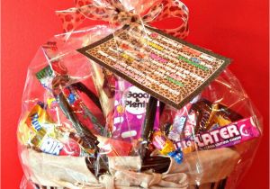 Happy Birthday Gift Baskets for Her 50th Birthday Candy Basket and Poem An Affair From the Heart