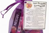 Happy Birthday Gifts for Him Delivery 70th Birthday Survival Kit Gift 70th Gift Gift for 70th