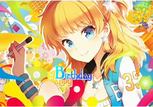 Happy Birthday Girl Animation Anime Girl Happy Birthday by Ginxen On Deviantart