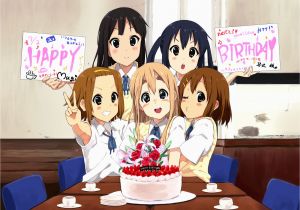 Happy Birthday Girl Animation Fanart Happy Birthday Mugi K On Anime