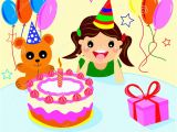 Happy Birthday Girl Pic Happy Birthday Girls Stock Vector Image Of Illustration