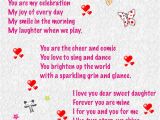 Happy Birthday Girl Poem Happy Birthday Poems for Daughter From Mom and Dad Happy