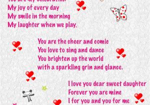 Happy Birthday Girl Poem Happy Birthday Poems for Daughter From Mom and Dad Happy