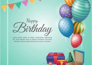 Happy Birthday Girl song Free Download Birthday Background In Flat Design Vector Free Download