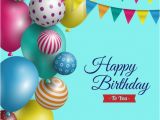 Happy Birthday Girl song Free Download Birthday Background with Realistic Balloons Vector Free