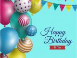 Happy Birthday Girl song Free Download Birthday Background with Realistic Balloons Vector Free