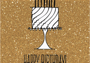 Happy Birthday Glitter Quotes Stylish Gold Glitter Cake Happy Birthday Wishes Gif