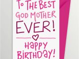 Happy Birthday Godmother Cards Birthday Card for Godmother by A is for Alphabet
