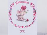 Happy Birthday Godmother Cards Birthday Card Godmother Elephant Only 59p