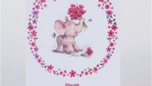 Happy Birthday Godmother Cards Birthday Card Godmother Elephant Only 59p