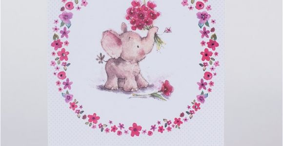 Happy Birthday Godmother Cards Birthday Card Godmother Elephant Only 59p