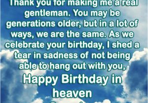 Happy Birthday Grandpa In Heaven Quotes Happy Birthday In Heaven Wishes Quotes Images