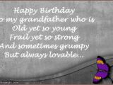 Happy Birthday Grandpa Quotes Poems Funny Grandpa and Grandson Quotes Quotesgram