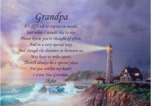 Happy Birthday Grandpa Quotes Poems Grandpa Personalized Poem Father 39 S Day Gift Maximillion