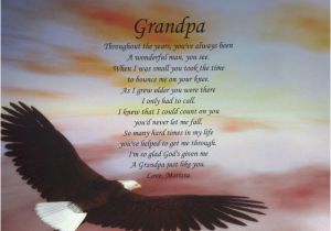 Happy Birthday Grandpa Quotes Poems Grandpa Poem Birthday Father 39 S Day or Christmas Gift