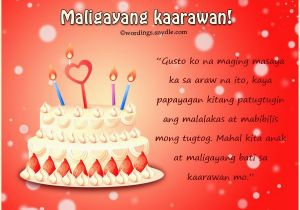 Happy Birthday Greetings Quotes Tagalog Best 25 Birthday Message Tagalog Ideas On Pinterest