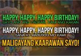 Happy Birthday Greetings Quotes Tagalog Tagalog Birthday Quotes Quotesgram