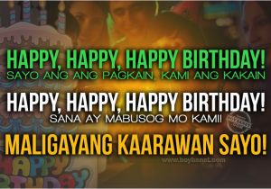 Happy Birthday Greetings Quotes Tagalog Tagalog Birthday Quotes Quotesgram